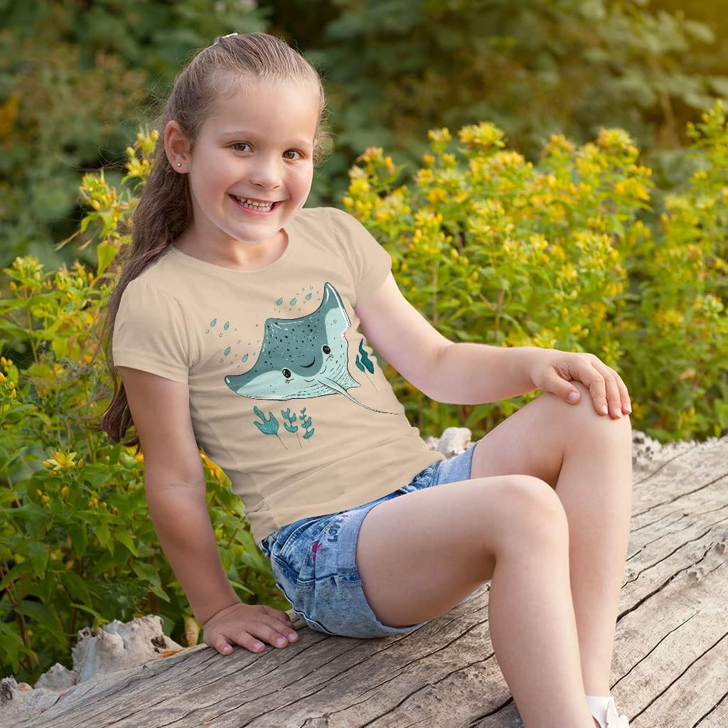 Stingray Kids' T-Shirt - Kawaii T-Shirt - Cool Graphic Tee Shirt for Kids