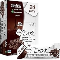 Vista 11 de NuGo Caja variada oscura: pretzel, chispas de chocolate, chispas de chocolate con menta, moca, taza de mantequilla de maní y almendras, 0.43-0.47 oz
