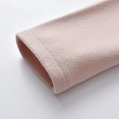 Miniatura 7 de JEATHA Chaqueta de otoño e invierno para niñas pequeñas, abrigos de vestir de manga larga, con lazo y cinturón, elegante