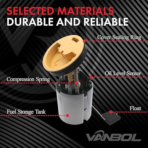 Miniatura 3 de VANBOL Conjunto de módulo de bomba de combustible eléctrica compatible con Mercedes-Benz E320 2006-2009 E350 E500 CLS500 CLS550 CLS550 Reemplazar