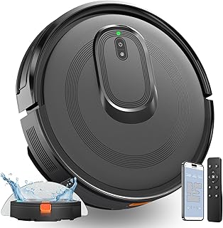 Ockwred 2 in 1 Robot Vacuum Cleaner, Powerful Suction of 4200 Pa, Robot Vacuum Cleaner Slim Autonomy Silent Multi-Surface …