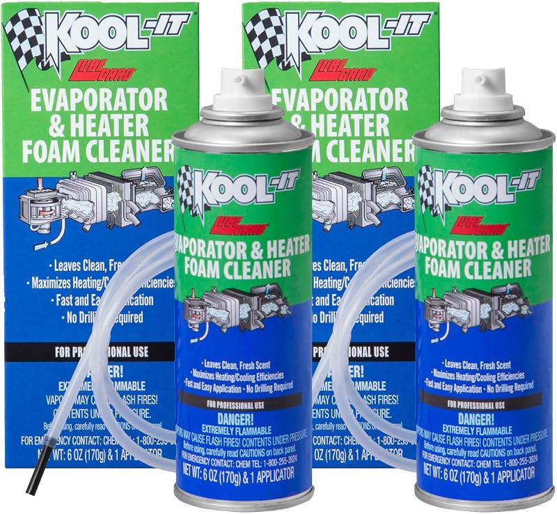 Limpador em espuma para evaporador e aquecedor Lubegard Kool-It 96030 – Pacote com 2