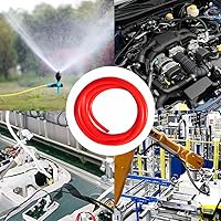 Vista 7 de QuQuyi Manguera de vacío de silicona de 3/8 pulgadas (0.354 in) de diámetro interior x 1/2 pulgadas de diámetro exterior, color rojo, alta