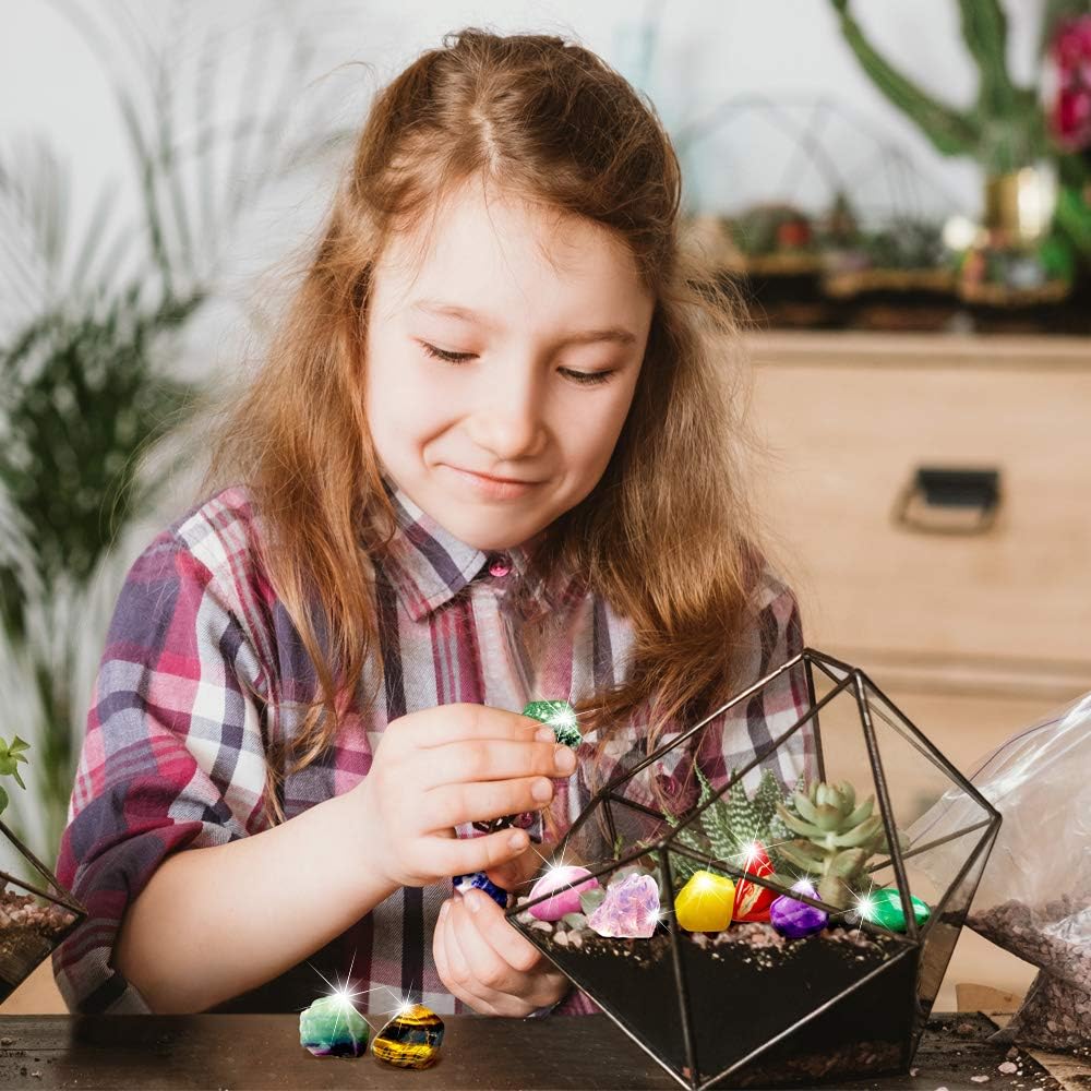 Rocks Collection - 15-Piece Rock Collections for Kids - Cool Geology Gem Kit with Identification Sheet - Gemstones Set Box with Learning Guide and Storage Case - Educational Gift for Kid - Image 6