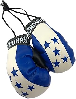 Hanging Car Mirror Mini Boxing Gloves (Honduras)