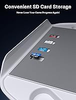 Vista 3 de JSAUX ModCase - Funda para Rog Ally, PC0109 Rog Ally con válvula frontal desmontable, accesorios de Rog Ally, incluye funda protectora, cubierta