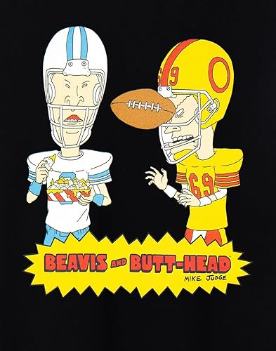 Miniatura 2 de Beavis & Butthead - Camiseta negra de manga corta para hombre, diseño de dibujos animados retro, moda nostalgia de los años 90 para hombre