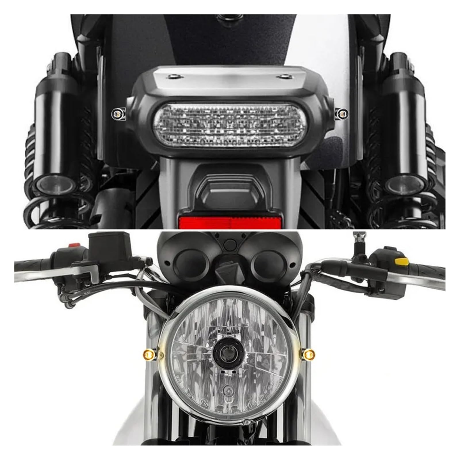 Indicatore di direzione LED moto da 8 mm DRL Indicatoris Motos
