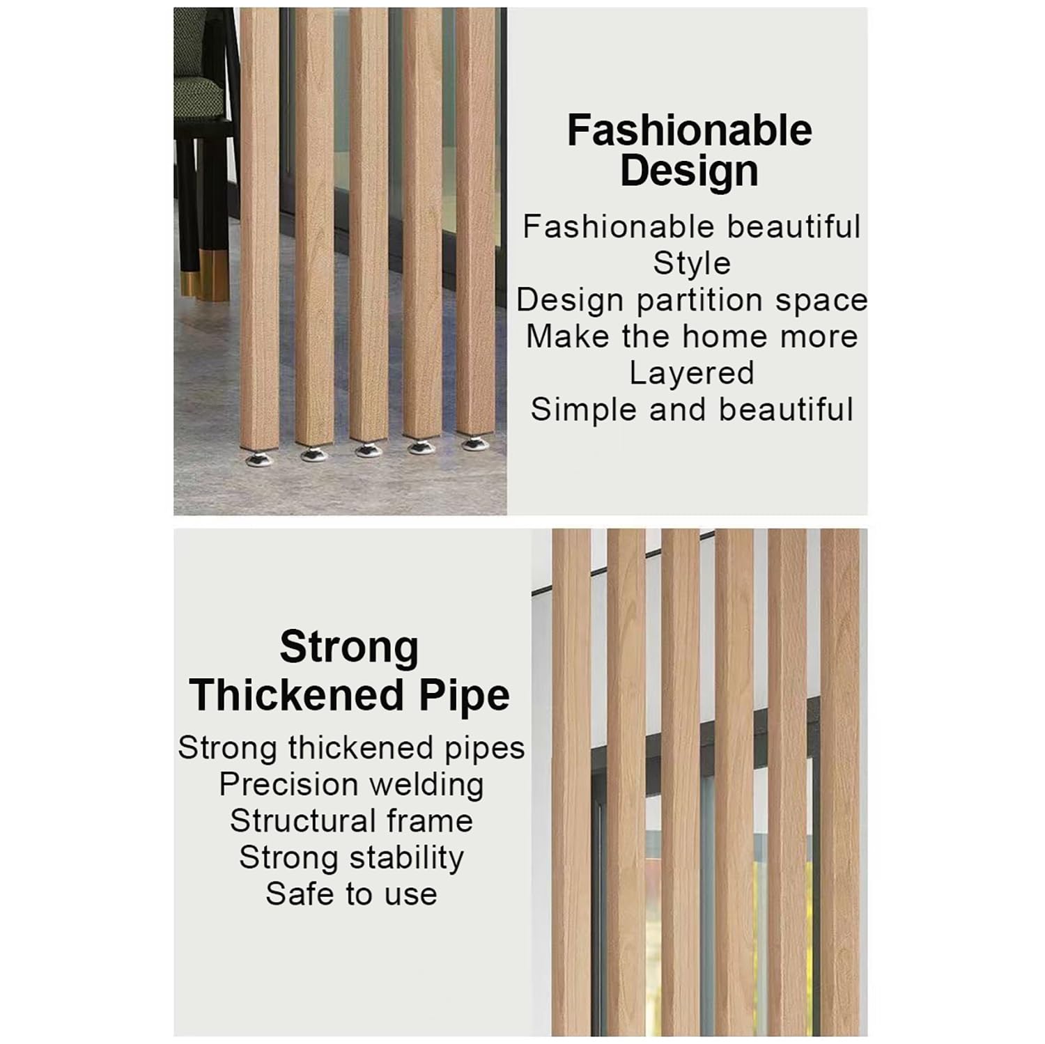 Raumteiler verstellbar - Moderne Wohndeko für Wohnzimmer & Eingangsbereich - Stilvoll mit vielseitiger Funktionalität - Platzsparendes Design
