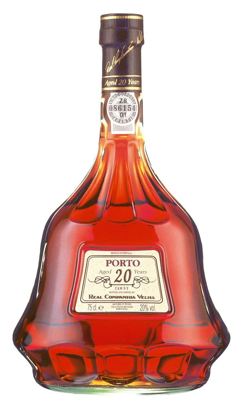 ROYAL OPORTO AGED 20 YEARS TAWNY PORT (1 x 0,75l) in der Kristallflasche mit Geschenkverpackung - Portwein aus dem ältesten und größten Portweinhaus der Welt Real Companhia Velha