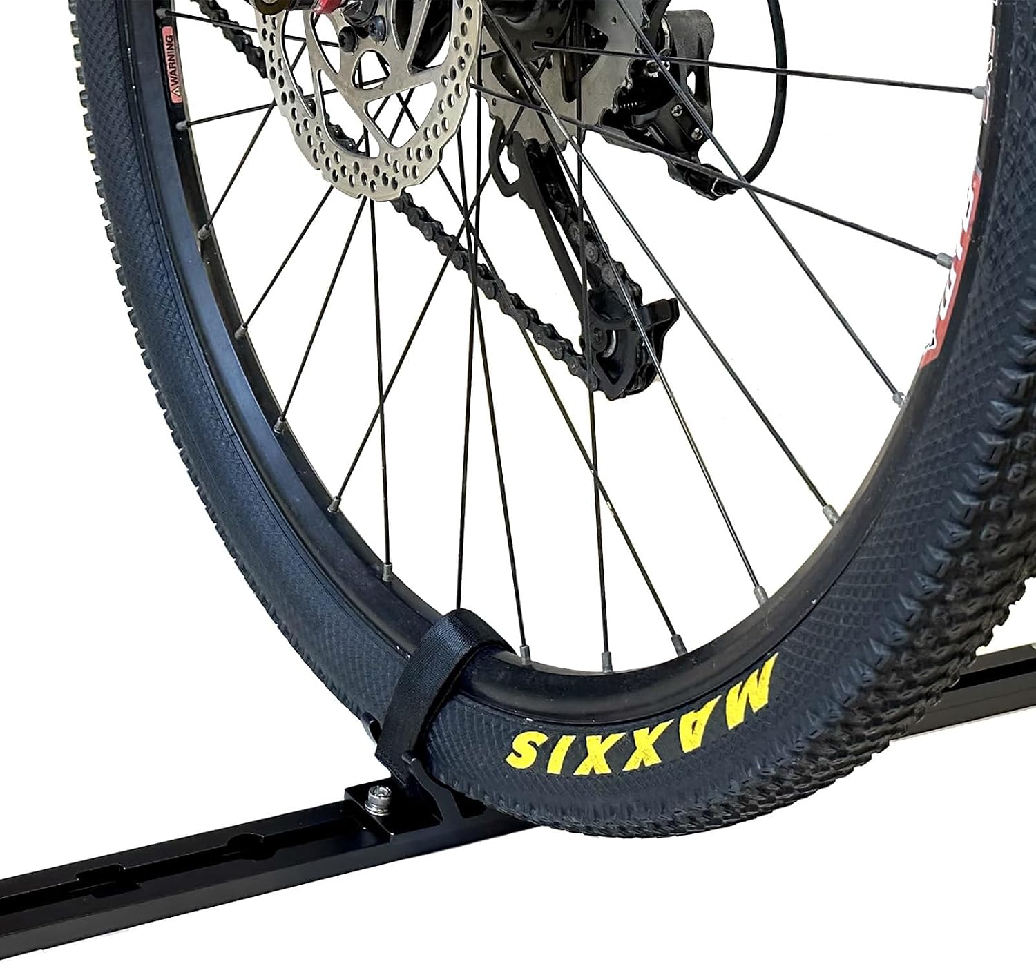 Bike Rear Wheel Holder for Roof Rack Truck Floor and Van Track Compatible with Road Bike Mountain Bike Fold Bike Fit with Tire Under 2.3 Inch