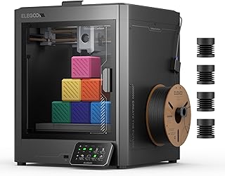 ELEGOO Centauri Carbon Imprimante 3D, CoreXY 500 mm/s Impression Haute Vitesse avec Calibration Automatique, Buse 320°C et Caméra Intégrée, Prête à l’Emploi, Volume d’Impression 256×256×256 mm