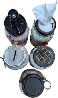Mountain Lion Mason Jar with Lid Choice (soap pump, tissue dispenser, coin bank, vase, or light) (Vase)