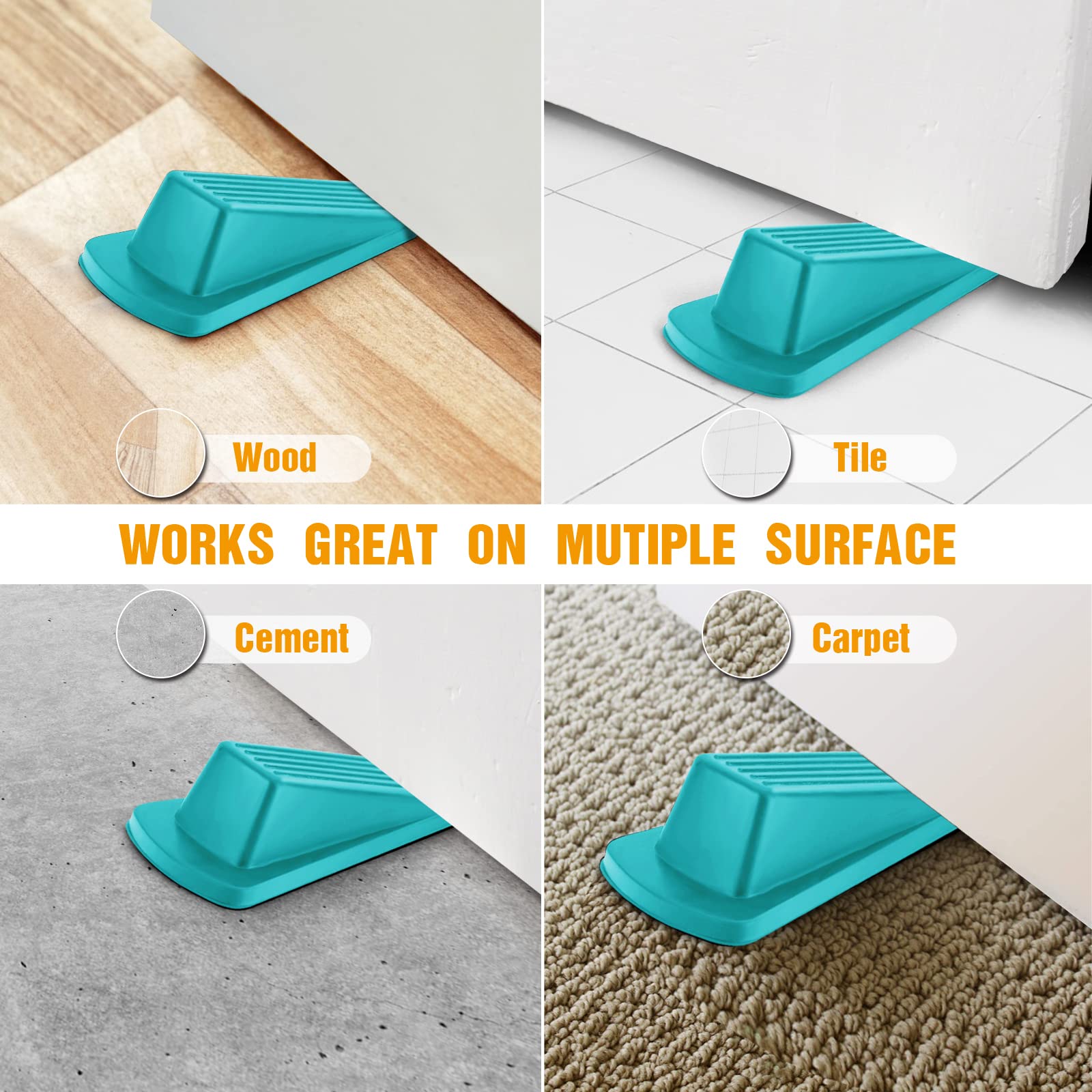 Crosize Door Stoppers For Bottom Of Door On Floor, Door