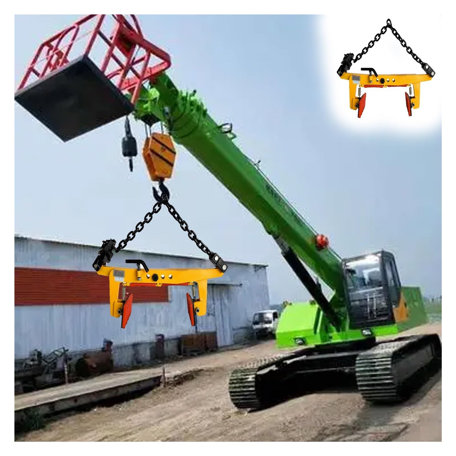 Pince de levage verticale pour tôles en aluminium et pierres à mandrin réglable