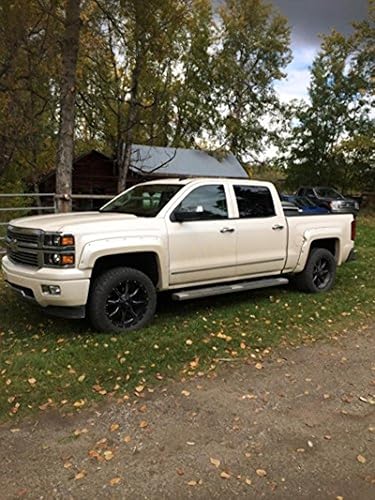 Miniatura 3 de Moto Metal MO970 - Rueda negra semibrillante mecanizada con detalles fresados (17x8"5x139.7,150mm, 0.000in de desplazamiento)