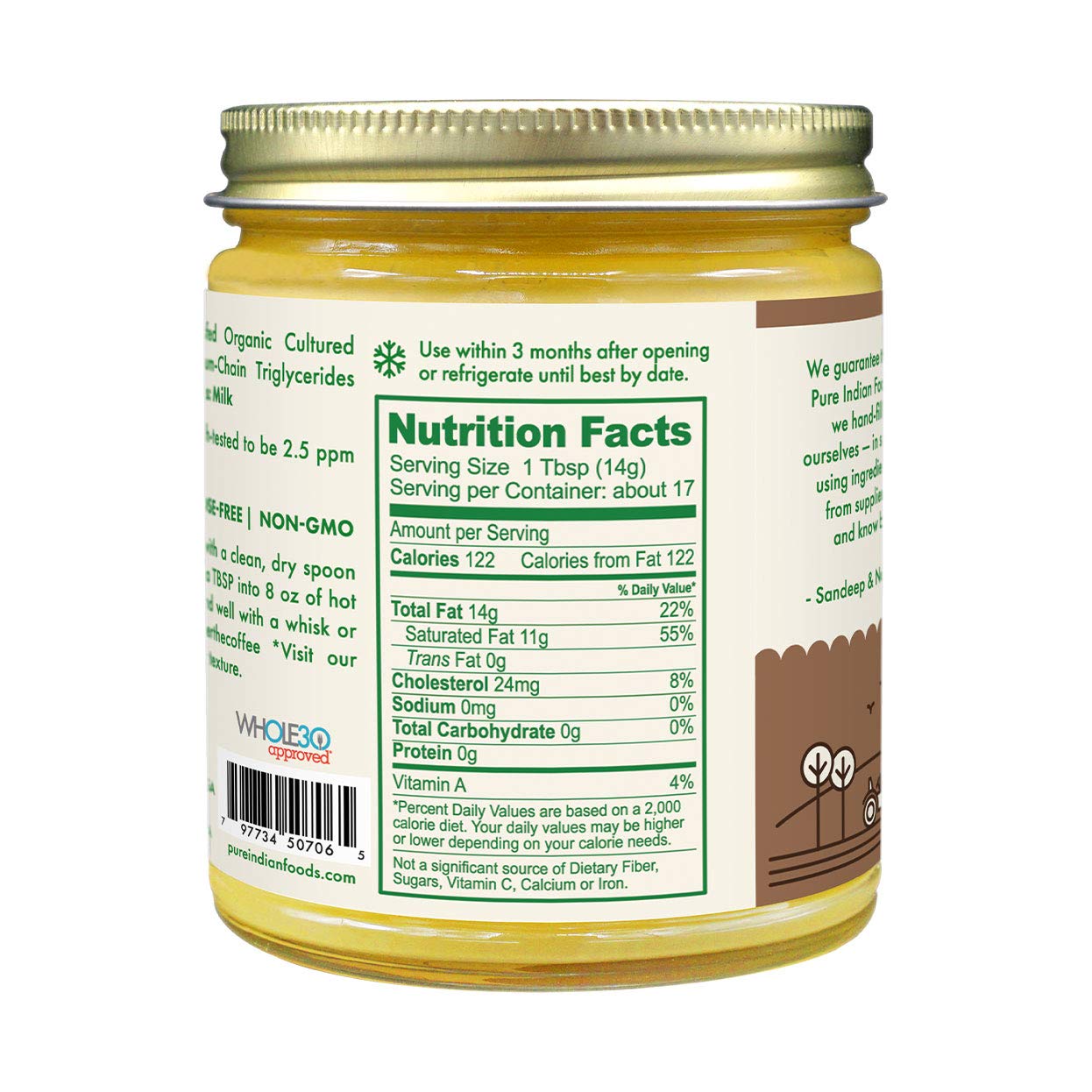 Coffee++ Paleo Butter Coffee Creamer 8.5 fl oz, Certified Organic, Pasture Raised, Lactose Free, Gluten-Free, Non-GMO, Paleo, Keto-Friendly, Batch Tested for Casein and Whey