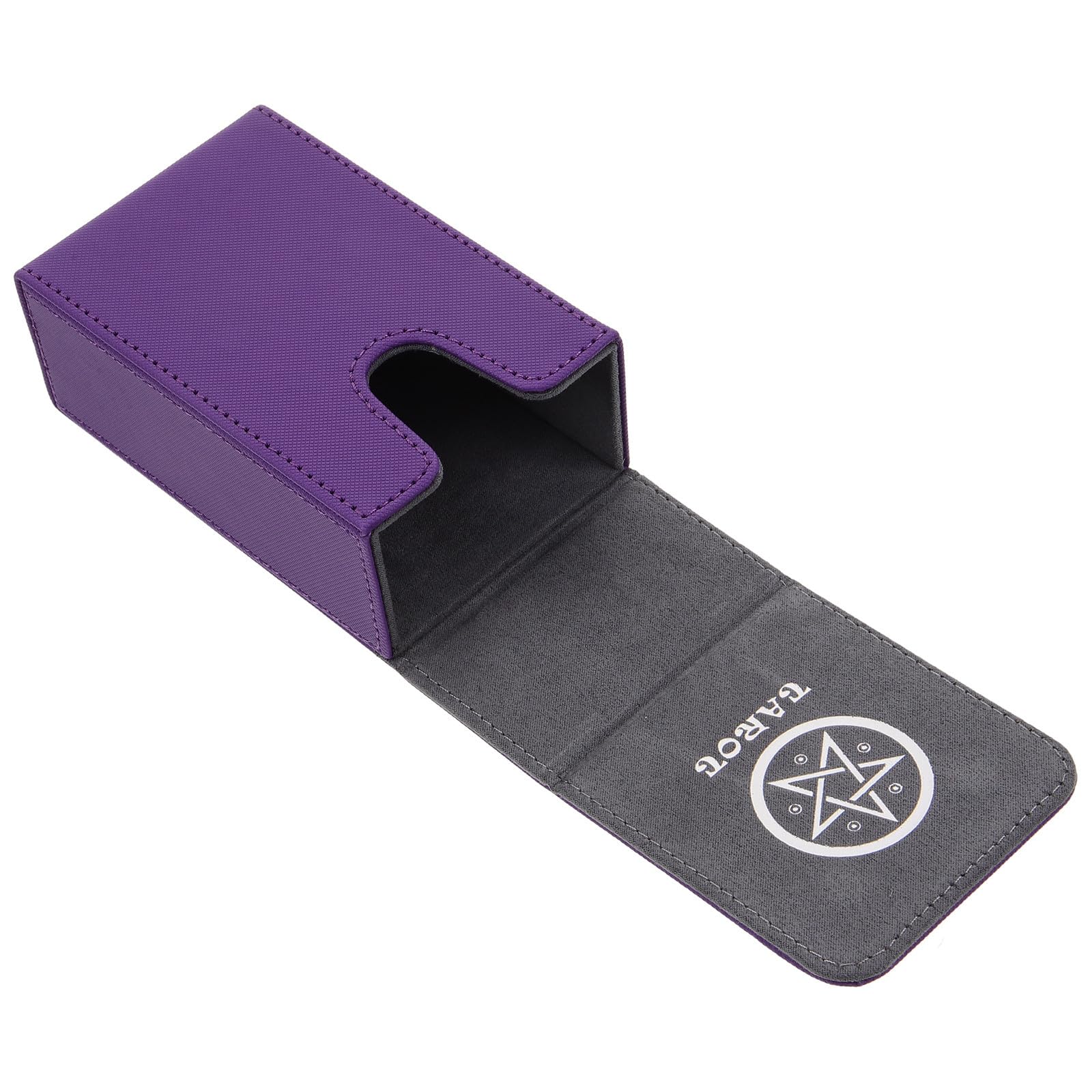 Caja para Cartas de Tarot de PU Tapa Magnética, Organizador Compacto para Objetos Pequeños y Tarjetas, Estuche Portátil para Uso Diario