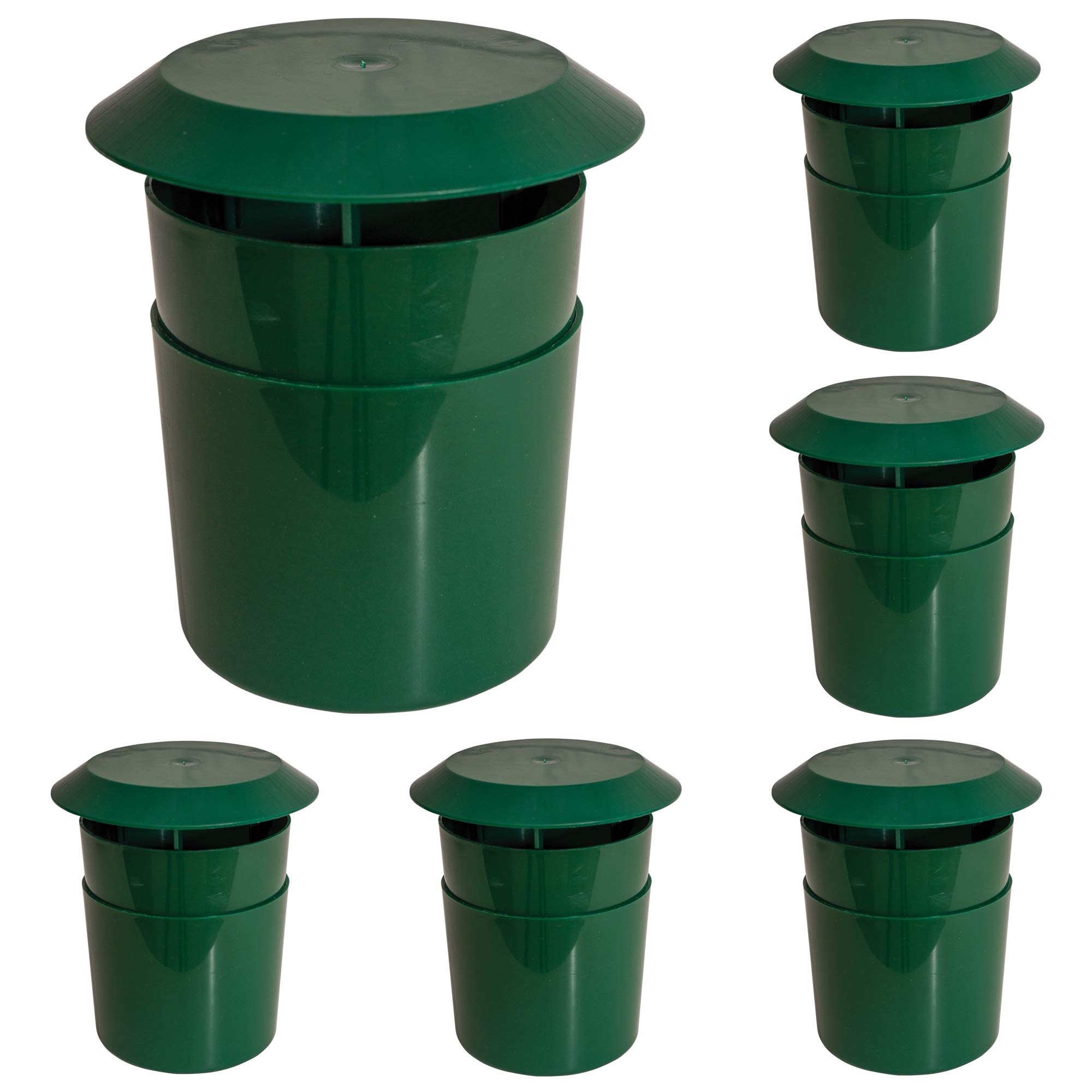 Netagon Garden Outdoor Non-toxic Slug and Snail Traps Beer Traps (Children, Pets & Wildlife Safe) (Pack of 6)