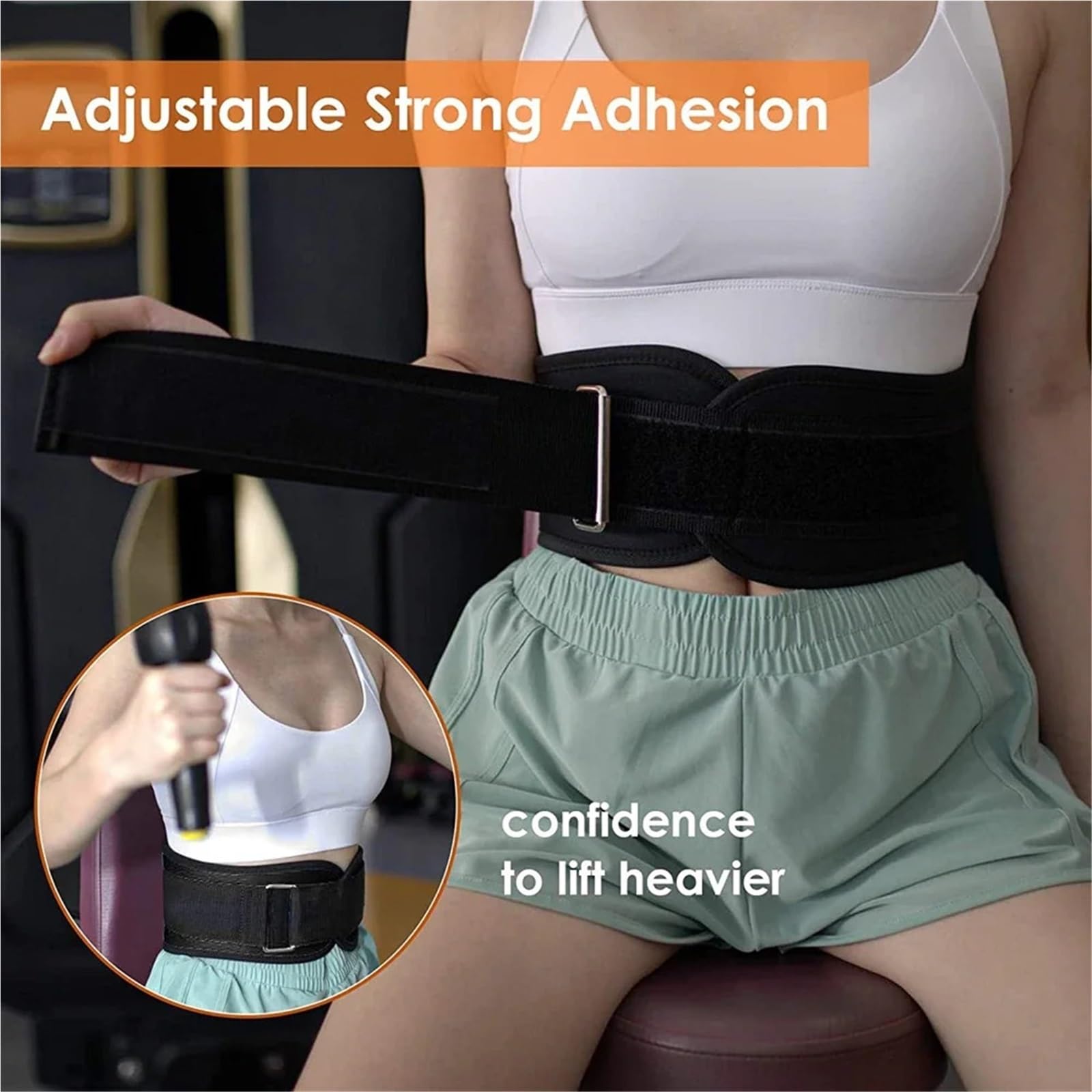 Cintura Per Il Sollevamento Pesi 1 pezzo di cintura for sollevamento pesi fitness for uomini e donne, cinture da palestra for sollevamento pesi, powerlifting, allenamento della forza, squat o stacco P