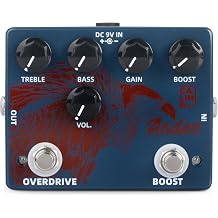 Caline DCP-11 Andes Boost Overdrive Effect Pedal Dual Guitar Pedal
