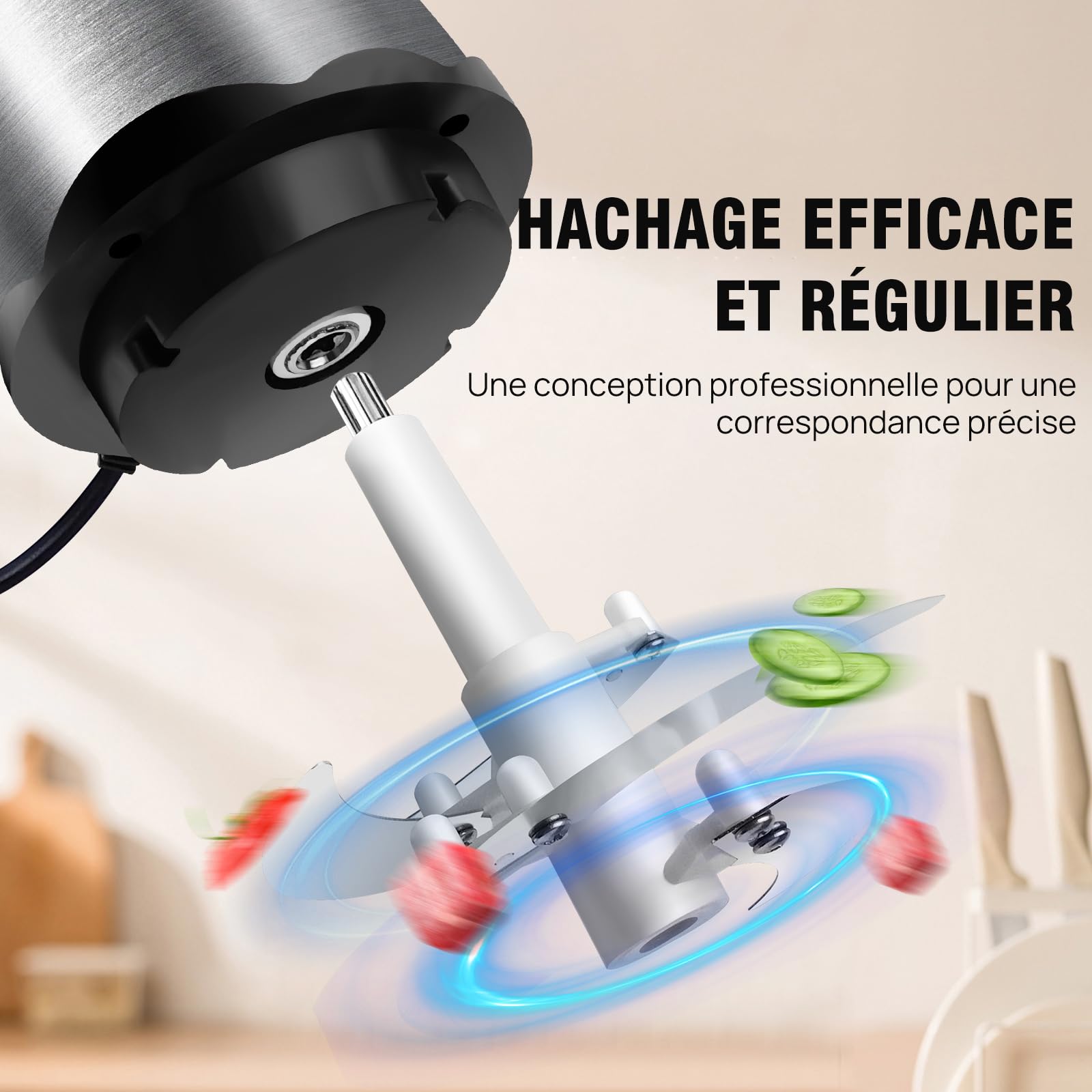 Hachoir à viande électrique, mélangeur d'aliments, Hachoir à viande et Hachoir à viande électrique, mélangeur d'aliments, Hachoir à viande et