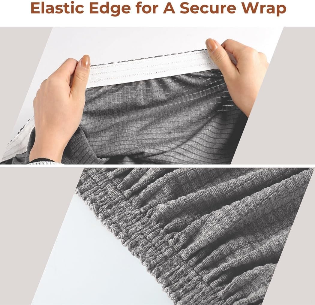 Elastic Rv Cushion Protectors for Dinette & Loveseat, Stretchy Polyester, Universal Fit, Machine Washable