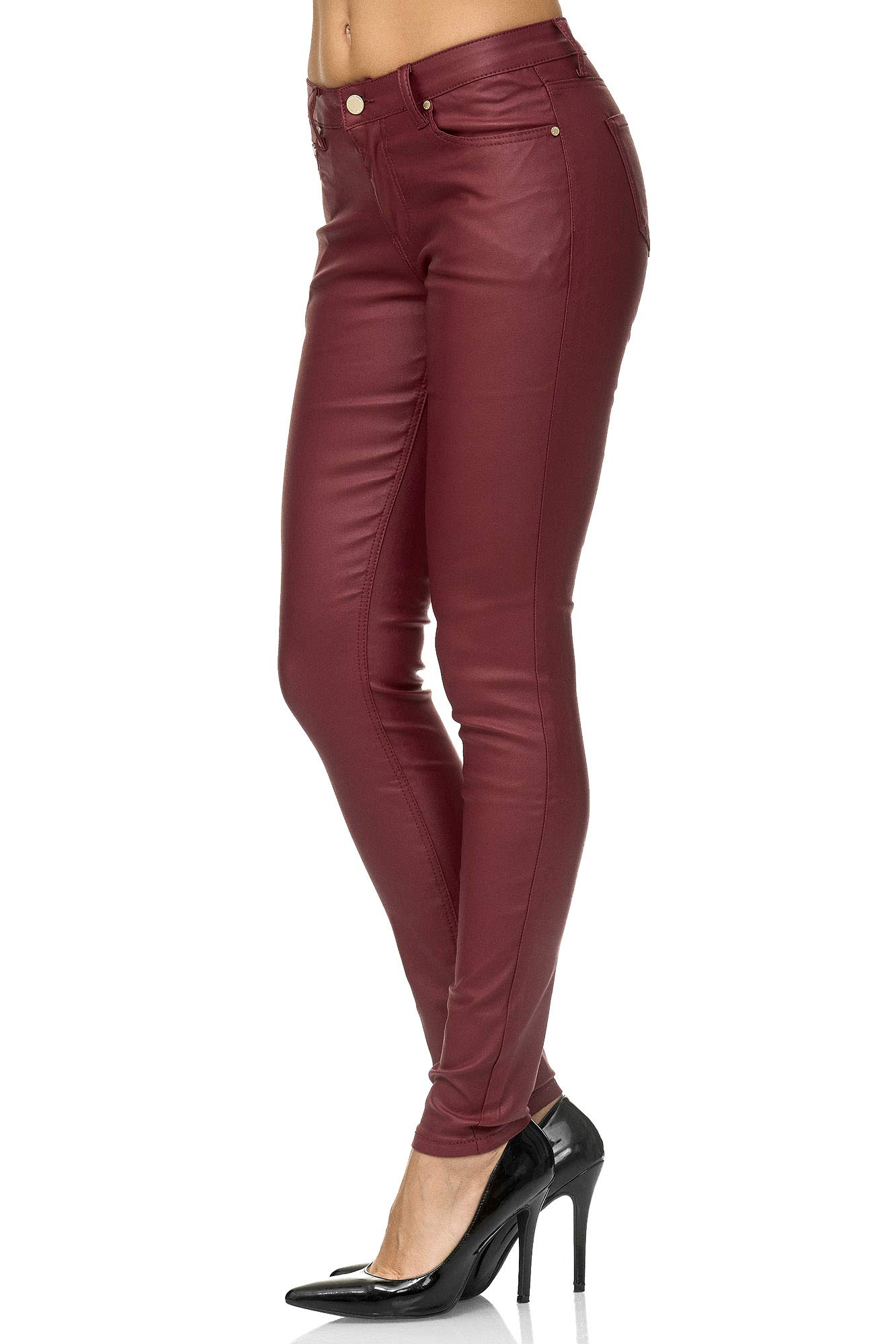 Elara Jeans Donna Stretch Vita Alta Skinny Slim Chunkyrayan