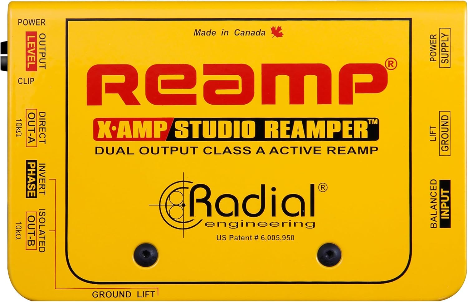 Radial Engineering R8001028 X-Amp Active Re-Amplifier