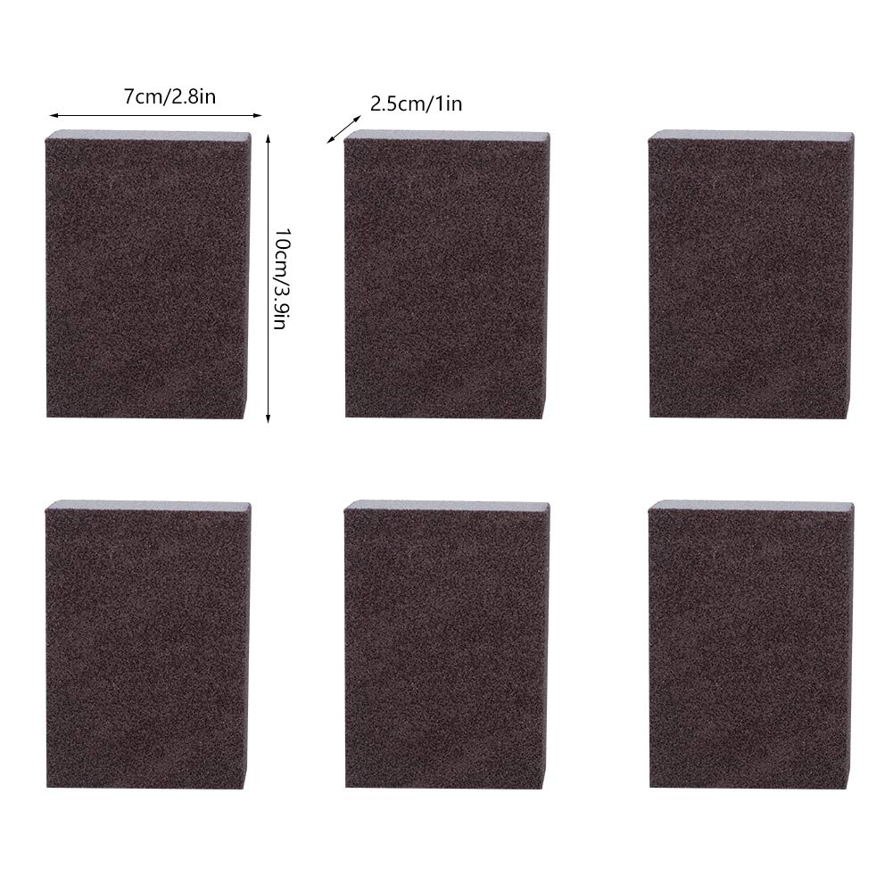 12pcs Carborundum Sponge, Cleaning Sponge Eraser Sponge Pot Bottom Cleaning Brush Washing Household Kitchen Tool Portable Cleaning Tools