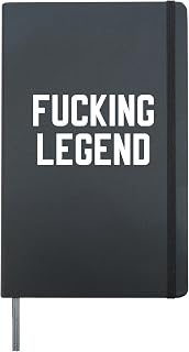Fucking Legend Internet Trending Social Media Funny Legend Hardcover Journal, Black
