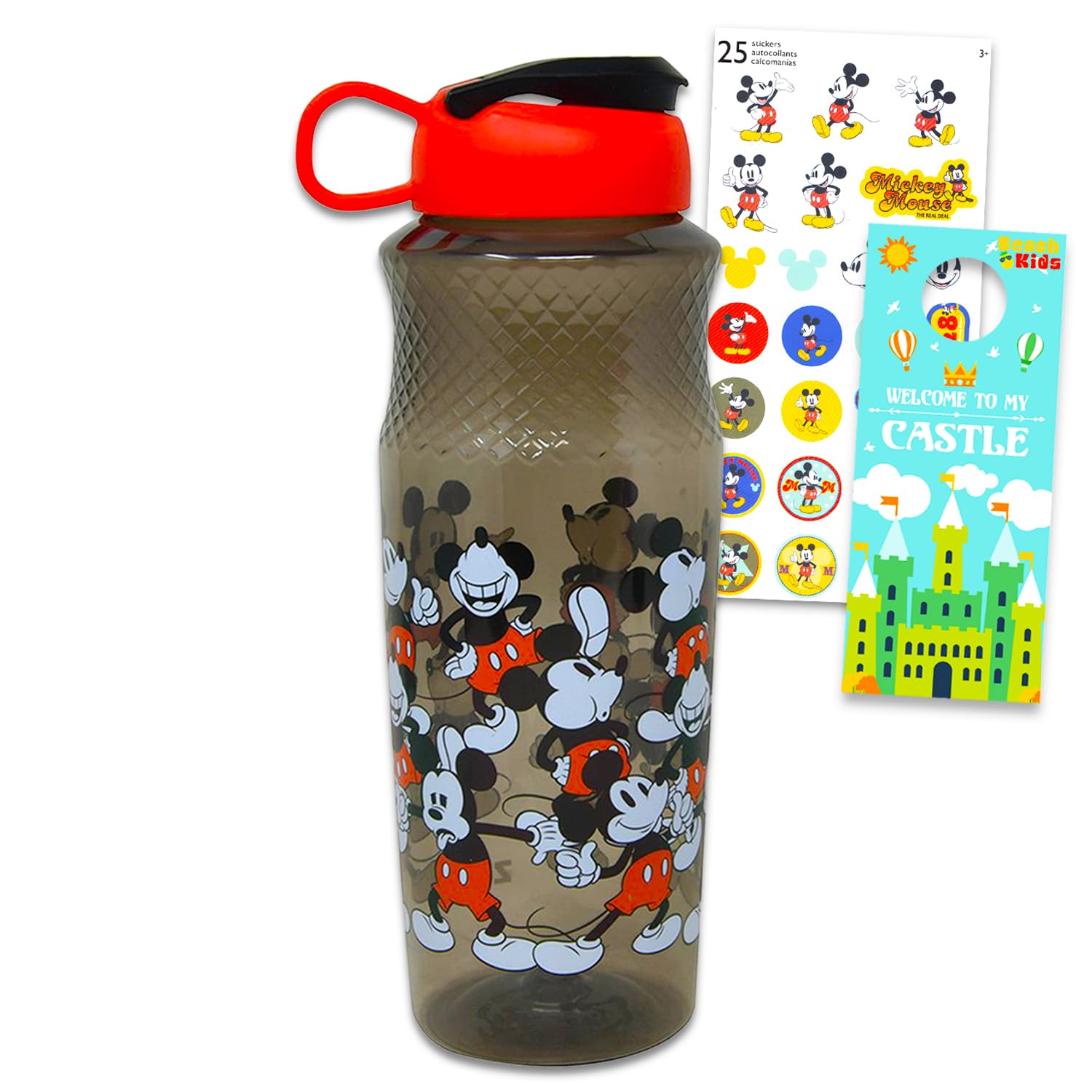 Mickey Mouse bouteille d'eau enfants parfaite pour l'école et les sorties des garçons