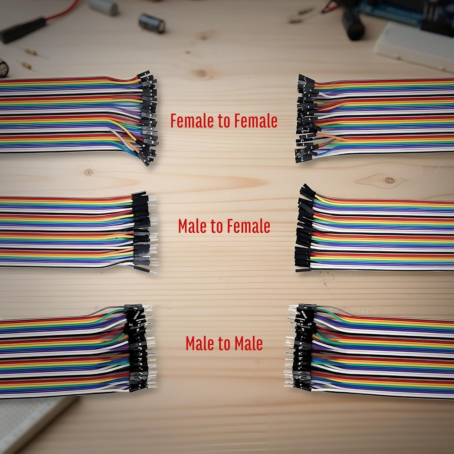 60 Piece Jumper Wire Set - Arduino & Electronics -3 60 Piece Jumper Wire Set - Arduino & Electronics -3