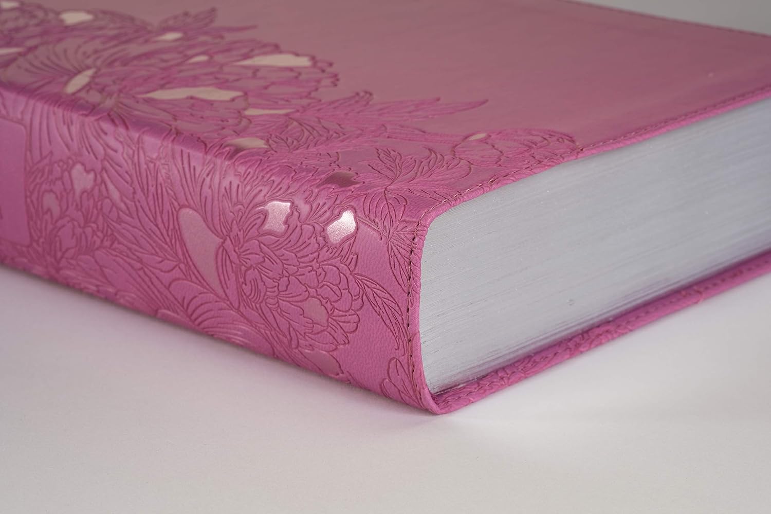 NLT Personal Size Giant Print Bible, Filament Enabled (LeatherLike, Peony Pink, Red Letter): Includes Free Access to the Filament Bible App Delivering ... Notes, Devotionals, Worship Music, and Video