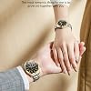 OLEVS His and Hers Couple Watches Analog Quartz Watch for Men and Women Waterproof Luminous Date Wrist Watch Romantic Gifts for Couples