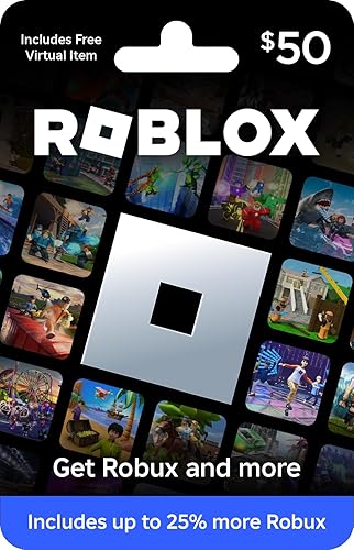 Roblox Tarjeta de regalo física [Incluye artículo virtual gratuito] [Canjear en todo el mundo]