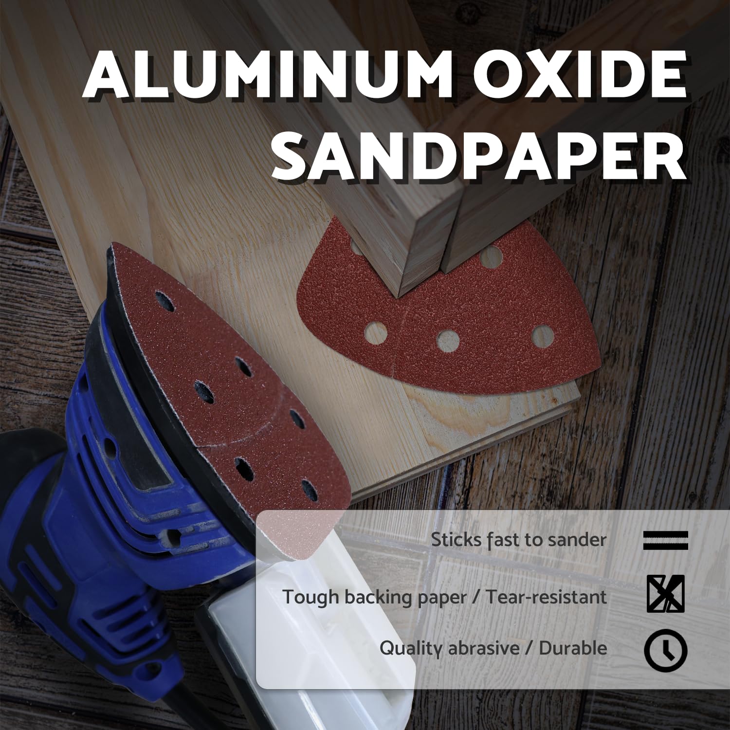 S&F STEAD & FAST Mouse Sander Schleifpapier-Sortiment, 70 Stück, 6 Löcher, Maus-Schleifpads für Ryobi Detailschleifer, Körnung 40, 60, 80, 120, 150, 220, 320, Mausschleifer, Pads, Ryobi Schleifpads