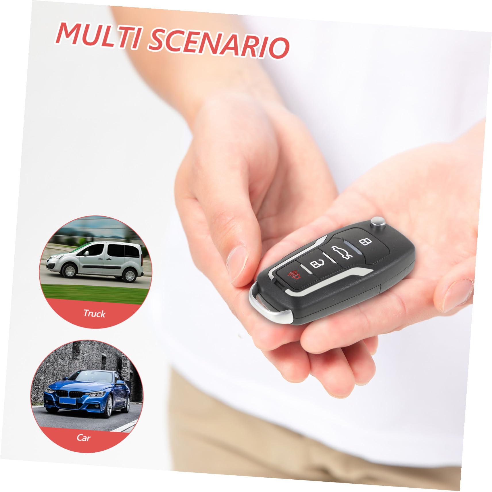 Kit D'entrée sans Clé pour Voiture Démarrage à Distance du Moteur, Serrure Centrale en Plastique et Métal, Système Anti-vol Facile à Installer