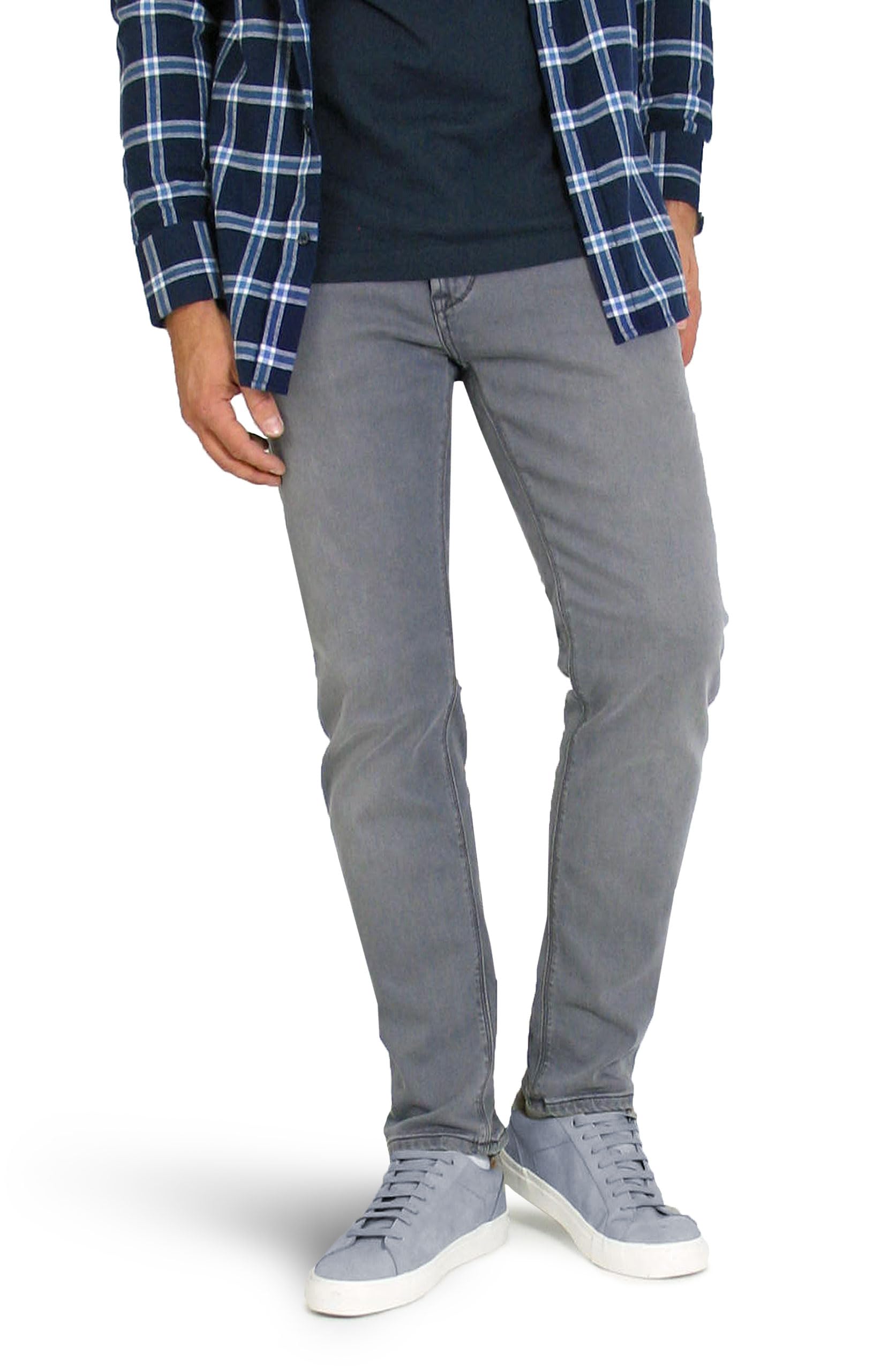 Pierre Cardin Herren Lyon Tapered Stretch Denim Jeans, 8169.9831 Granite Grey Stonewash