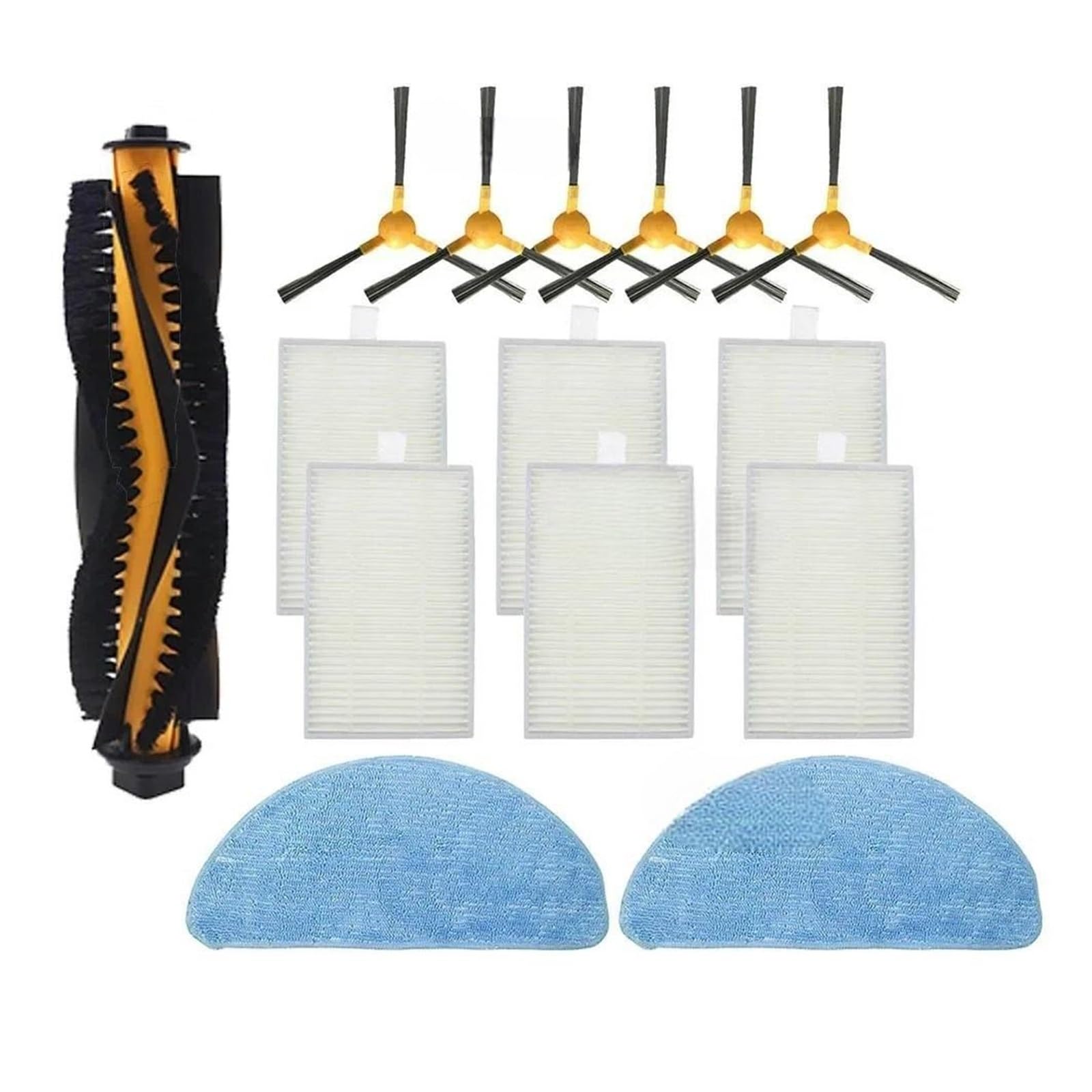 Roller、Side Brush Mop S Set ，Compatible For Liectroux ，C30B ，Compatible For Proscenic， 800T 820S 820T 830T Robot Vacuum Cleaner Parts(004)