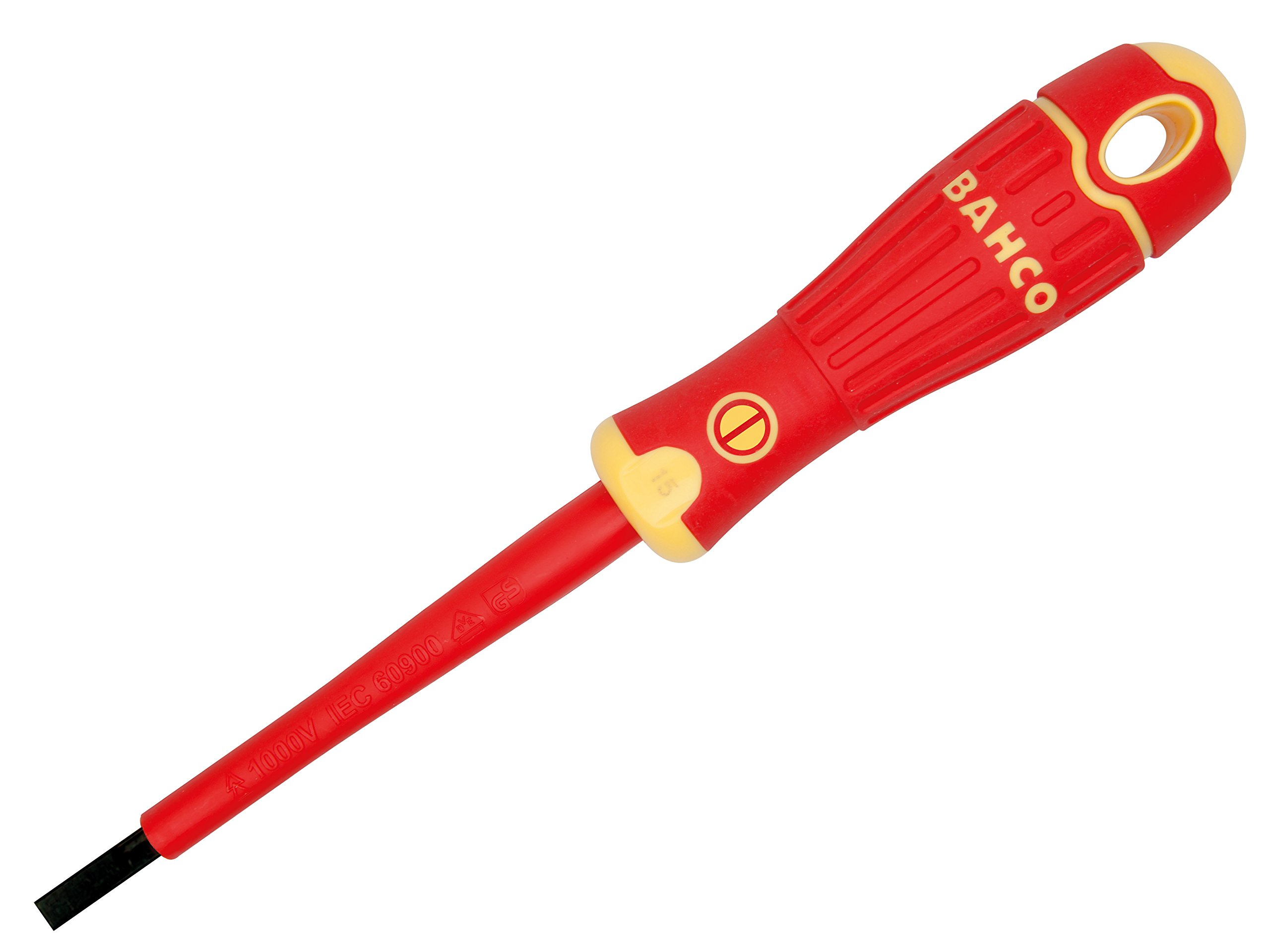 Bahco BAHCOFIT Insulated Screwdriver Slotted Tip 3 x 0.5 x 100mm