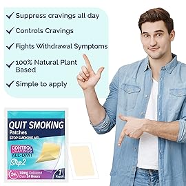 Step 2 Quit Smoking Patches, 14mg Stop Smoking Aids Patches, 30 Count Quit Smoking Stickers That Work with 2 Weeks, Helping Quit Patch, Easy & Effective Anti-Stickers