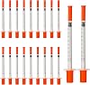 20Pack 1ml 31G 6mm Dispensing Tool, Measuring Tools Plastic Lab Accessories, Individually Packaging