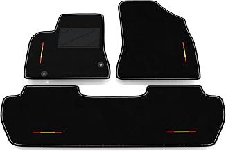 Kit Floor Mats Compatible with Peugeot Tepee - Electric 2017-2020 | Carpeted Carpet Set, Spain Flag, Custom Carpet
