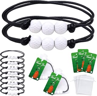 Golf Party Favors 24 Pack Golf Goodie Bags With Thank You Kraft Tags and White Gift Bags Decor for Sports Birthday Party Gifts Golf Team Player Prizes