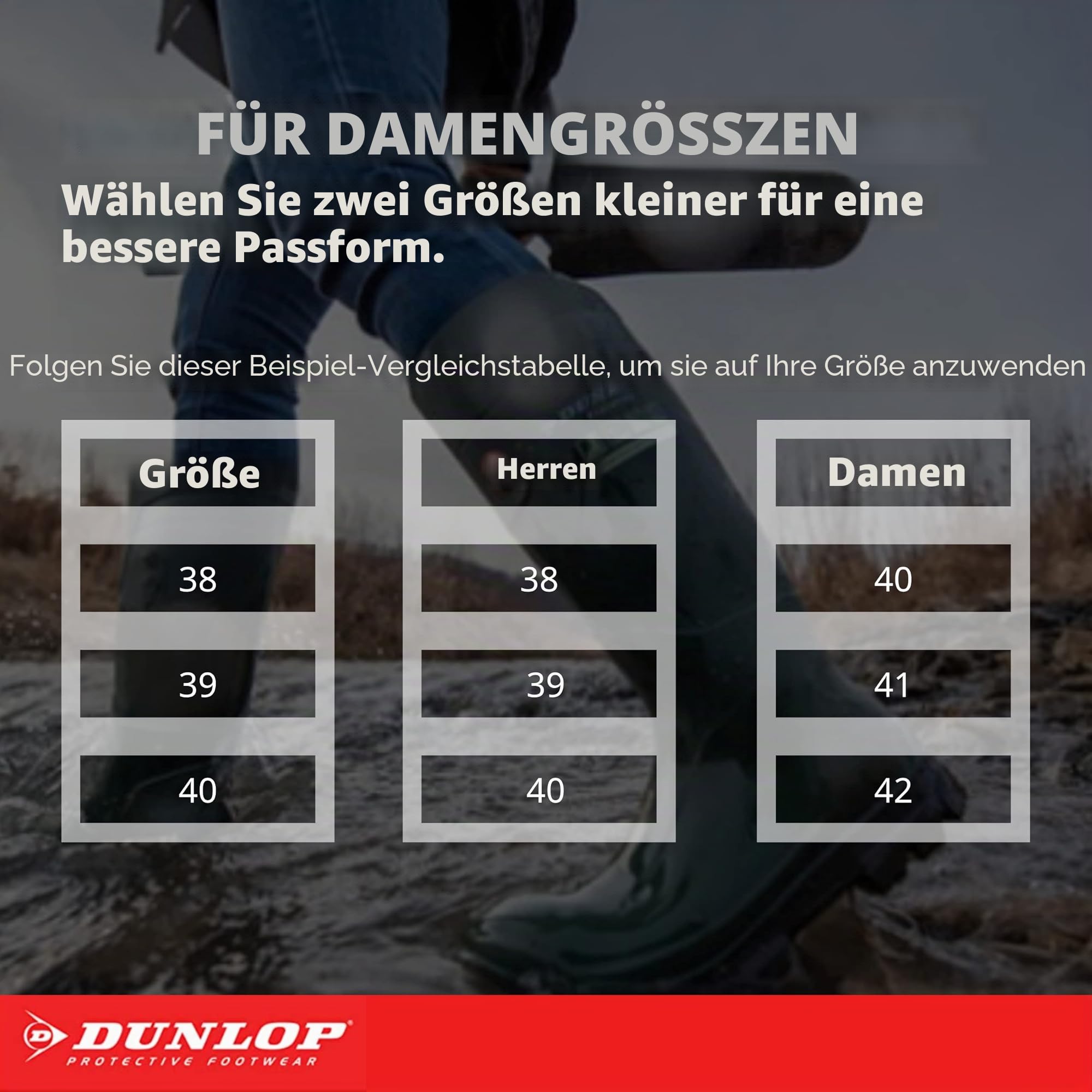DUNLOP Protective Footwear, B370411, Wellie Two-Tone Schuhe, Weiß/Grün, Größe 38 EU