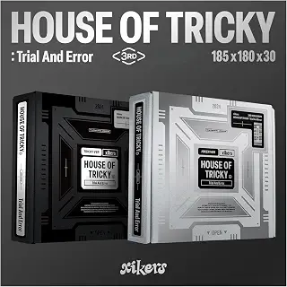 xikers House of Tricky : Trial and Error 3rd Mini Album HIKER Version CD+1p Folded Poster on Pack+120p PhotoBook+1p PostCard+1p Moving Photo+1ea Film Strip+1p PhotoCard+Magnetic Cap+Tracking Sealed
