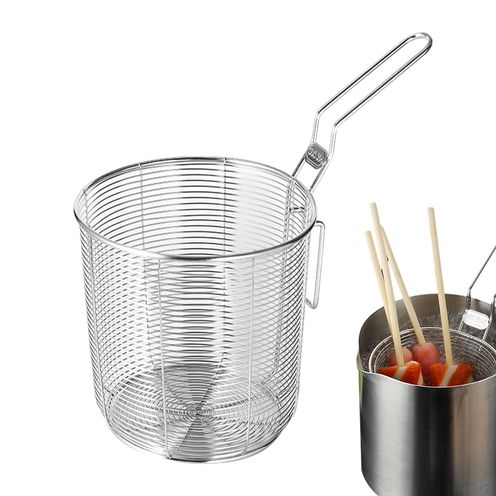 Lambo Frying Basket Chef Fry Set Mini Serving Strainer Diner