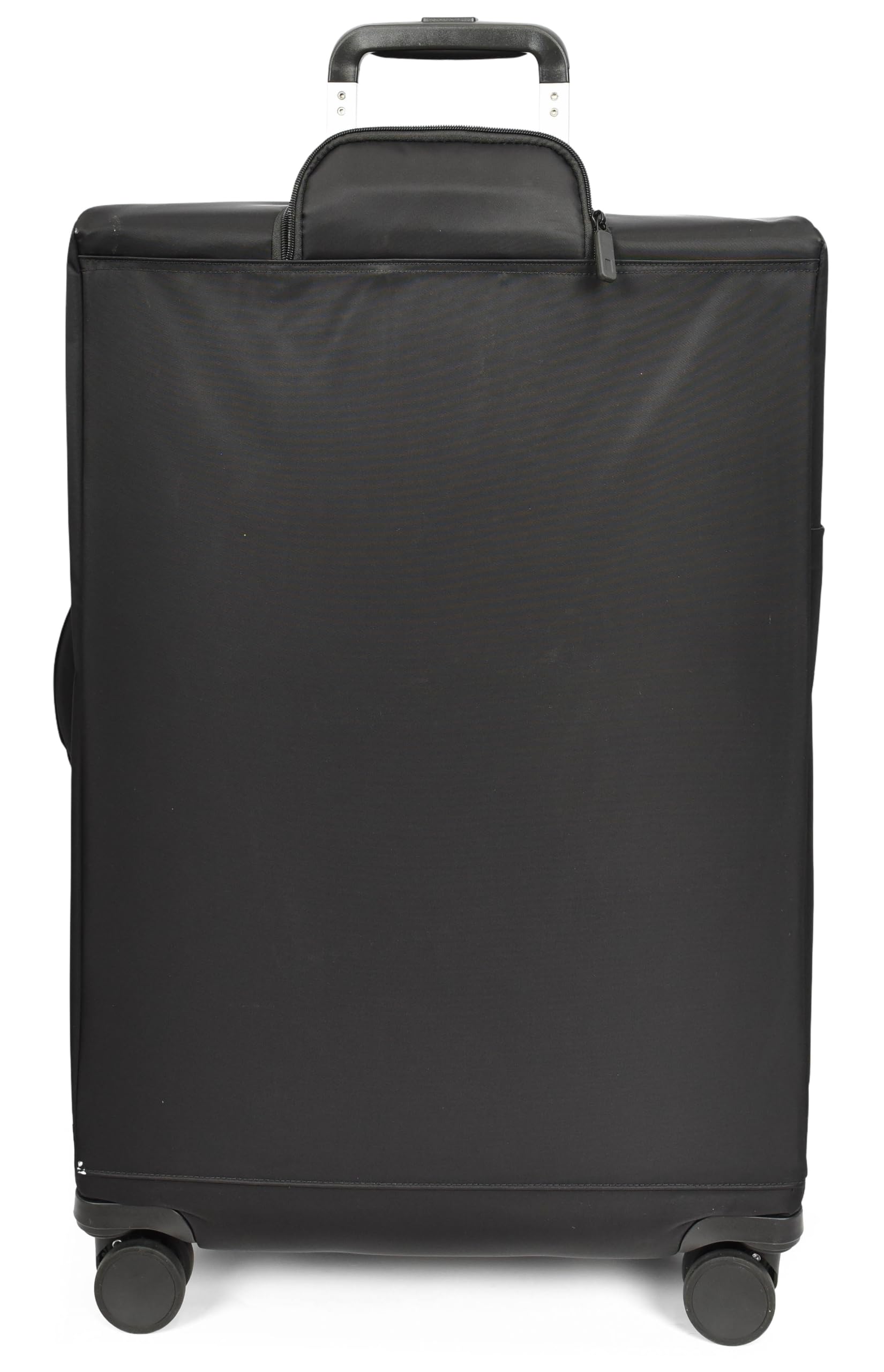 Soft Shell - Valigia da viaggio espandibile con serratura TSA, 8 ruote girevoli, manico telescopico, tasche frontali con cerniera, interno organizzato, valigia leggera Moses grande