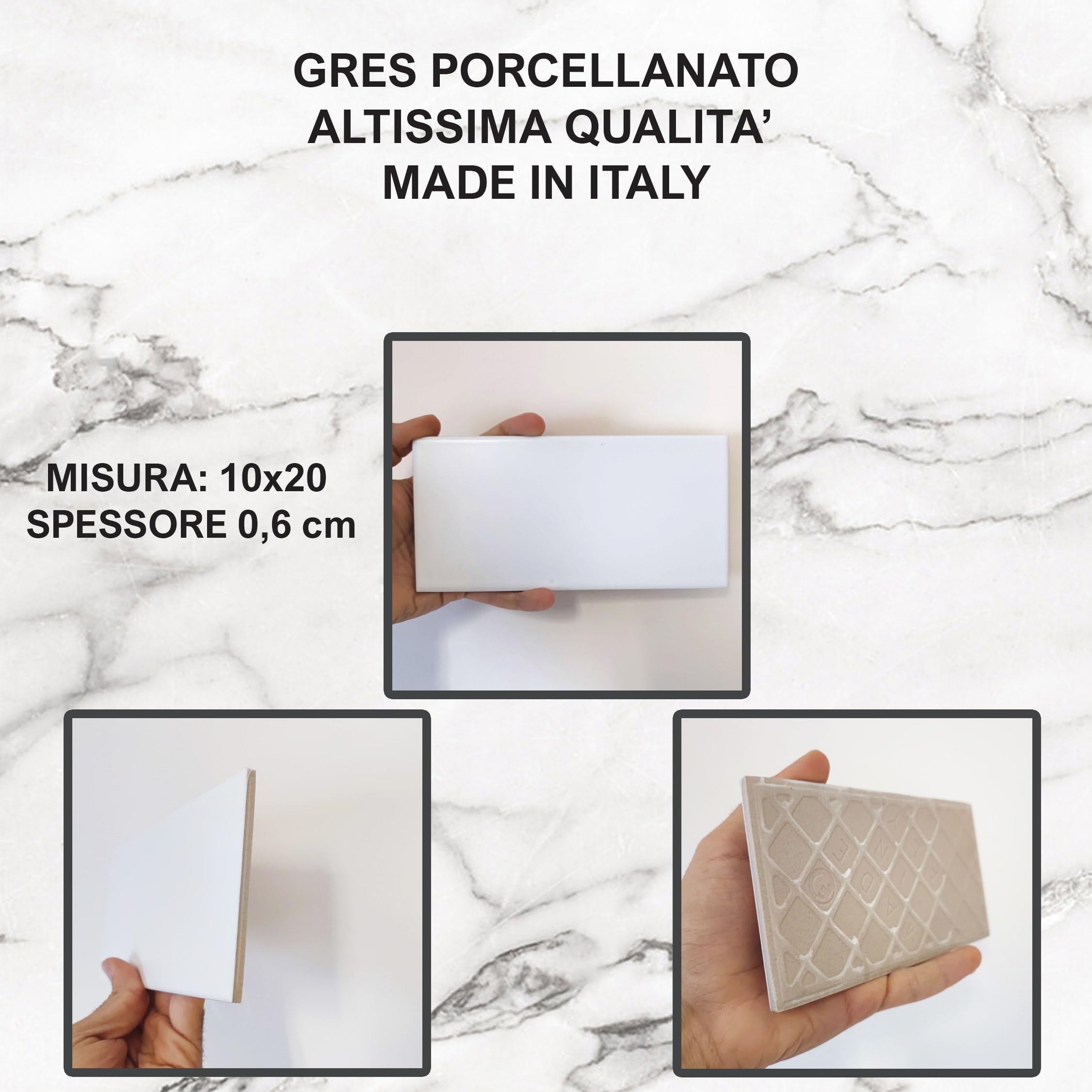 Targa Commemorativa In Gres Porcellanato - 10x20cm, Personalizzabile Con Foto E Nome, Per Lapidi - Foto 6